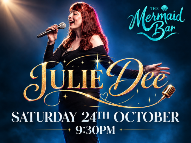 Glamorous Mermaid Bar Concert Poster